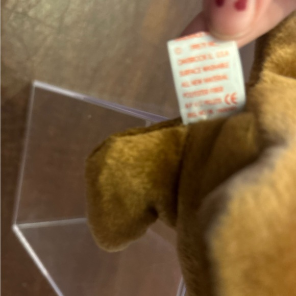 Retired 1995 Ty Beanie Babies Weenie The Dachshund Puppy Dog with Original TAG - Picture 4 of 4